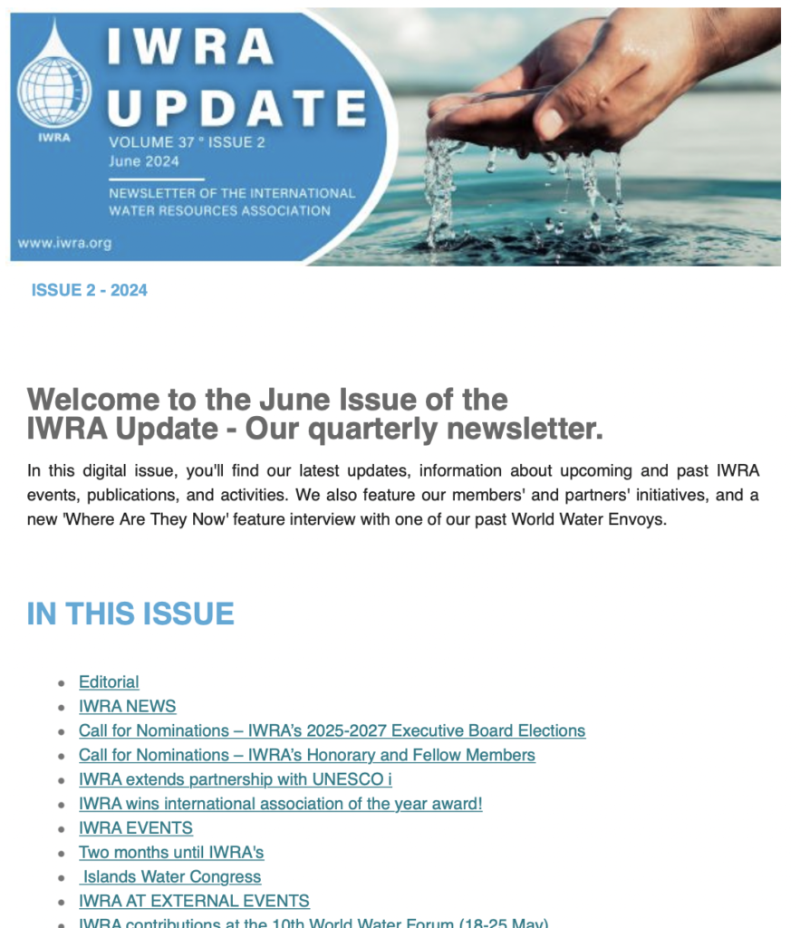 IWRA Update – June 2024